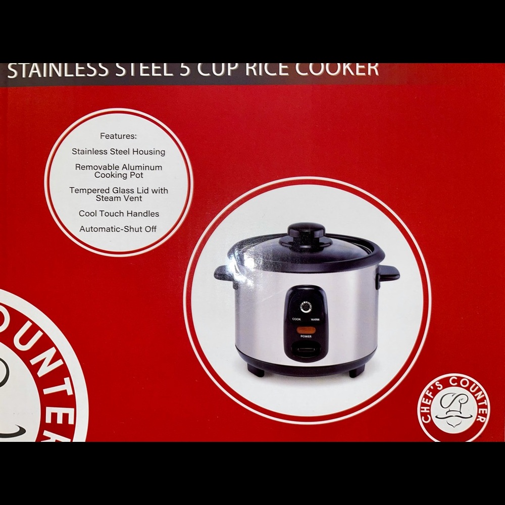 STAINLESS STEEL 5 CUP RICE COOKER - Picture 4 of 4